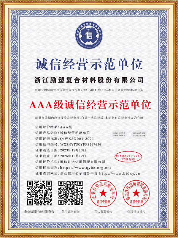 Đơn vị trình diễn tính chính trực được xếp hạng AAA